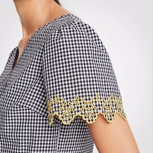 Ann Taylor Petite Gingham top